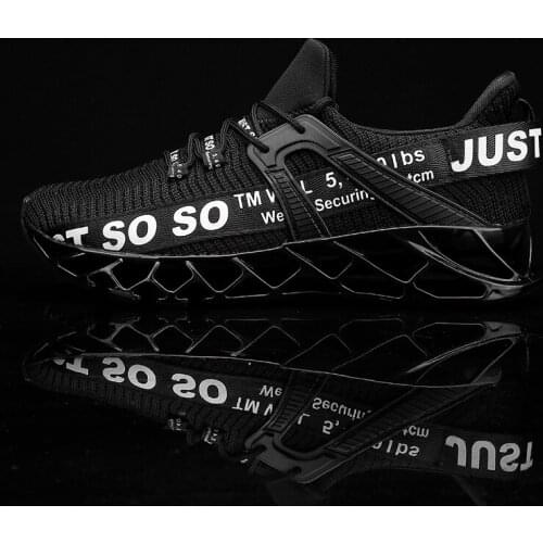 Plus Size 46 47 Blade Warrior Men Sneakers Breathable Running Shoes Bounce Professional Outdoor Sport Shoes Training Shoes