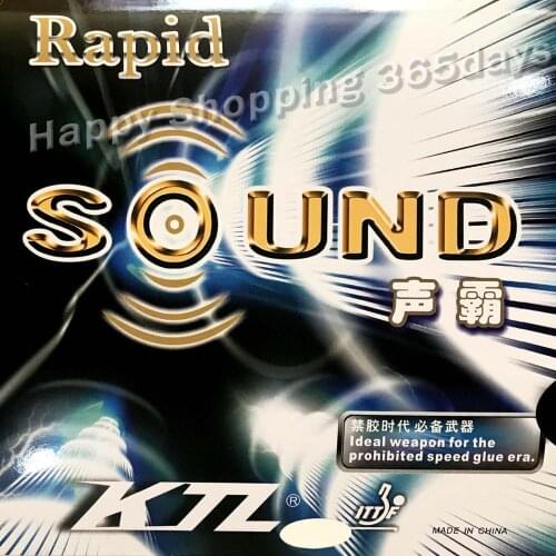 KTL Rapid-SOUND pips-in table tennis / pingpong rubber with sponge
