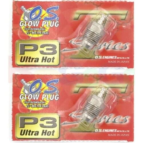 NEW O.S. os Glow Plug OS GLOW PLUG P3 TURBO ULTRA HOT OFF-ROAD # OS71641300 O.S. Engines Parts RC Car x1