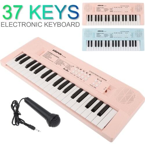 37 / 49 / 54 / 61 Keys Electronic Keyboard Piano Digital Music Key Board with Microphone Children Musical Enlightenment
