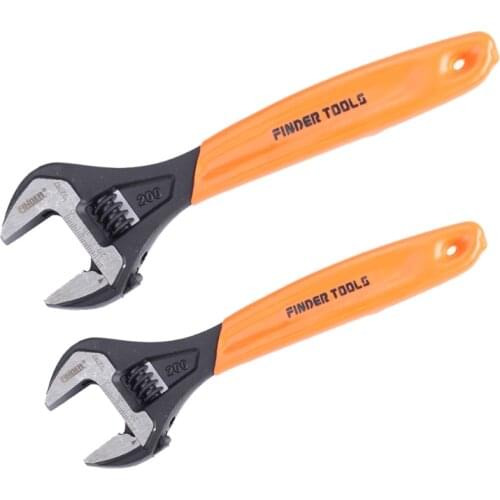 Plumbing Jaw Adjustable Wrench Protectors Perfect for Basic Home Maintenance and Applications Wide Jaw Opening Durable