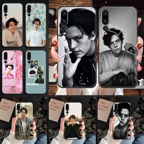 Riverdale cole sprouse Phone case For Huawei P Mate P10 P20 P30 P40 10 20 Smart Z Pro Lite 2019 black painting shell art coque