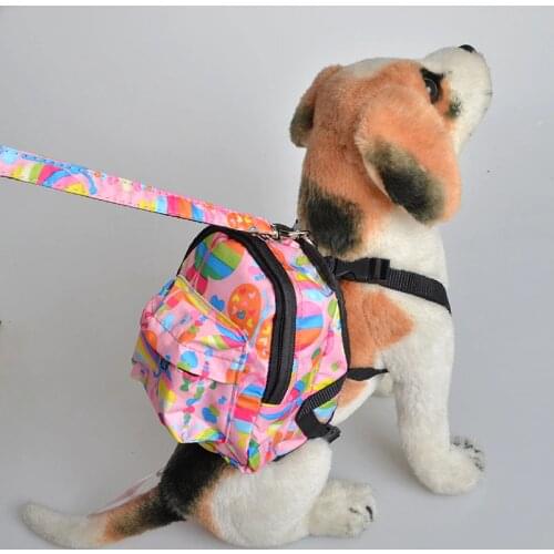 Front-Back Four-Hole Pet Backpack Travel Bag Portable Pet Dog Backpack Schoolbag Teddy Dog Pet School Bag Good Quality Pet Bag