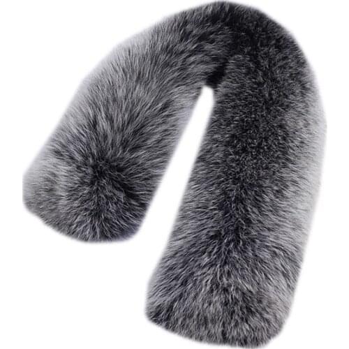 Fox Fur Scarf Headband Scarves Neck Warmer Wrap Cape Shawl Poncho snood