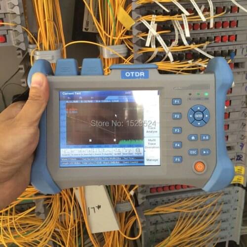 Singlemode 1310/1550nm 28/26dB Built in VFL Touch Screen Optical Time Domain Reflectometer Fiber Optic OTDR 90KM