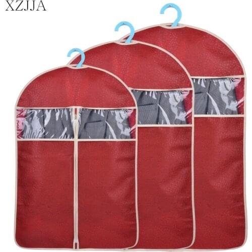 XZJJA Clothing Dustproof Storage Bags Home Use Dampproof Zippered Garment Bag Business Suit Protector Bag Travel Organizer Case