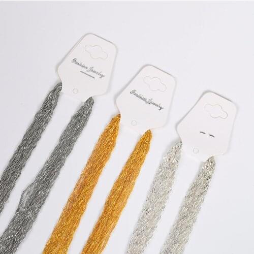 12Pcs/Lot 40-45cm Fine Chains With Lobster Clasps For DIY Necklace Chains Jewelry Choker Accessories Making