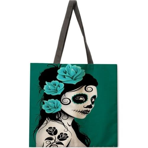 Devil lady painting handbag lady lady Korean shoulder bag casual shopping shopping bag large capacity tote bag