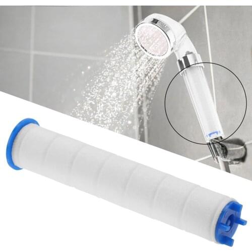 1/5PCS 11.5*2.5cm Shower Head Filters Negative Ions Pressurized Handheld Bathroom Showering Bathroom Shower Accessories