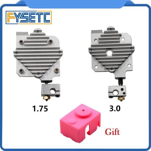 1set Titan Aero Heatsink V6 Hotend Extruder 1.75mm/3.0mm Upgrade Titan Extruder V6 Hotend fit 1.75/3.0 PLA For Prusa i3