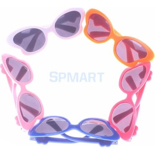 1Pair Fashion Doll Cute Glasses Eyeglasses Sunglasses Spectacles for 18'' Dolls Clothes Accessories