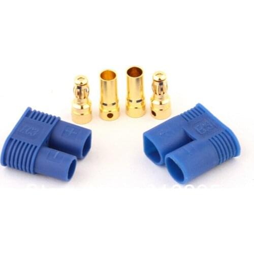 100 pairs EC3 banana plug Female Male Blet Connector with housing For RC ESC LIPO Battery Motor