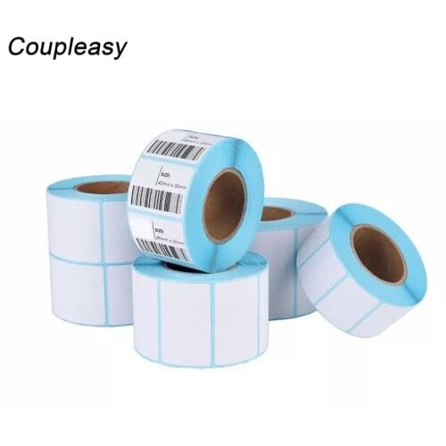 700Pcs/Roll 20x10mm/30x20mm White Adhesive Thermal Label Sticker Removable Waterproof Stickers Supermarket Price Blank Label