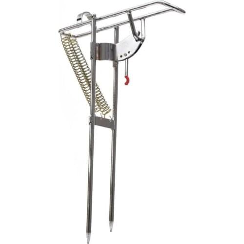 High Steel Automatic fishing rod mount spring fishing pole holder sea rod Anti-Rust fish tackle supplies Nickel Plated Strength