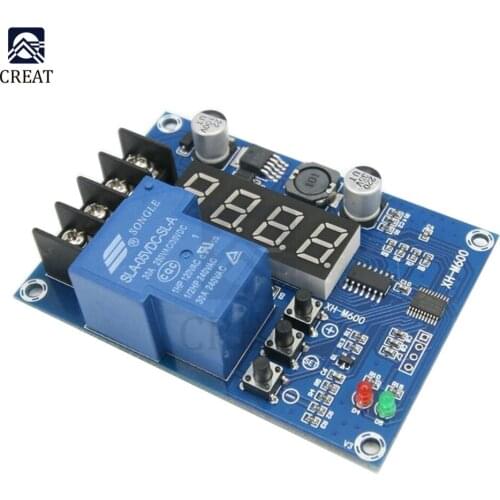 XH-M600 Digital LED Charger Control Module 6V-60V Storage Lithium Battery Charging Protection Board Controlle
