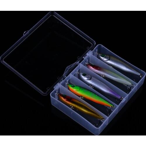 HENGJIA 8.5cm/13.6g isca artificial pencil fishing lures with a box wobblers diving sinking pesca fishing tackles