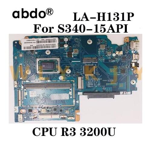 EL432/EL532 LA-H131P motherboard for Lenovo ideapad S340-15API laptop motherboard with R3-3200U CPU 4GB-RAM tested 100% work