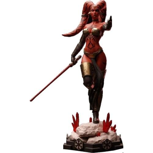 1/8 26CM 1/6 36cm 3D Printing Garage Kit GK Model Unpainted ,White-Film Collections for Painters A087