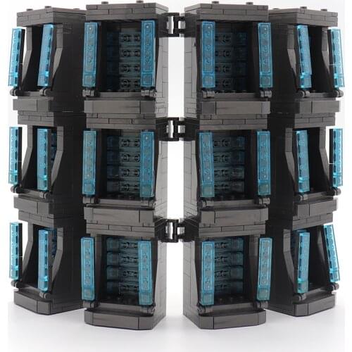 New Arrival DIY Display Box Heroes Figures Collection Storage Case Building Blocks Parts Compatible City Bricks Kids Toys