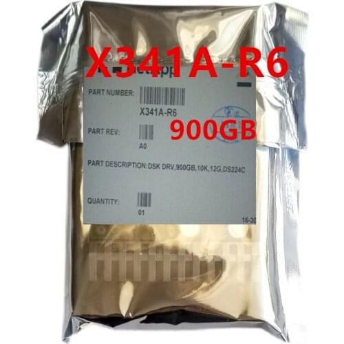 Almost New Original HDD For NetApp 900GB 2.5" SAS 12 Gb/s 64MB 10000RPM For Internal Hard Disk For Server HDD For X341A-R6