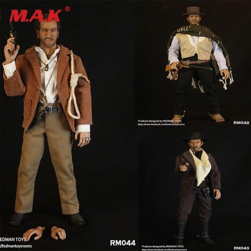 Full Set Action Figure West Cowboy REDMAN TOYS 1/6 Scale RM042 RM043 RM044 The Good The Cowboy In Stock