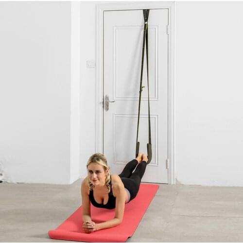 Adjust Resistance Band Hanging On The Door Easy Install Flexibility Training Strap Yoga Ballet Dance Leg Stretch Traning Belt