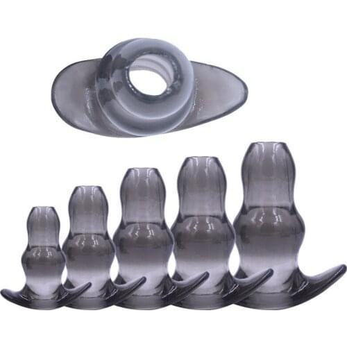 Silicone Butt Plug Speculator Masturbation Device Adult Sex Product Butt Plug G-Spot Anus Men and Women Sexy Hollow Adult