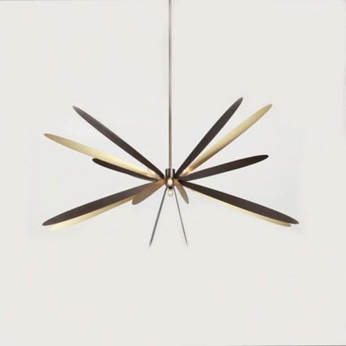Postmodern Nordic dragonfly hardware droplight sitting room bedroom art restaurant designers example room chandelier