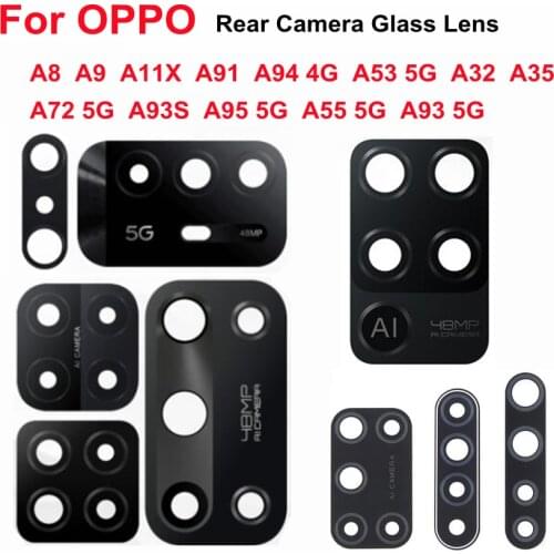 Rear Camera Glass Lens For Oppo Realme 1 2 3 5S 5 5i 6 6i 7 7i 5G 7 Pro Back Main Camera Glass Lens Replacement