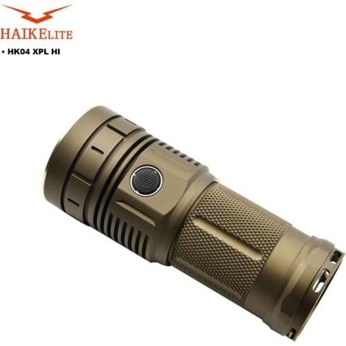 Haikelite HK04 4 x XPLHI 5000LM Anduril UI Super Bright Flashlight