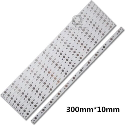 LED PCB 300MM 6/12W Aluminum plate 1/3/5W high Power led installed Light Board Heatsink For Hydroponics Aquarium Tube Grow light