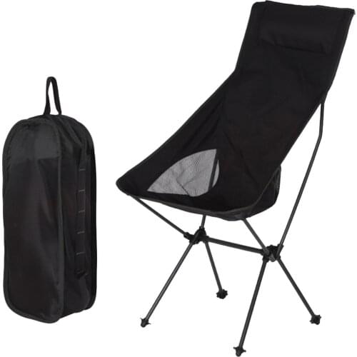 Outdoor Camping High Back Ultra-light Portable Folding Chair Fishing Chairs For Backpackings Trave Camping Hiking