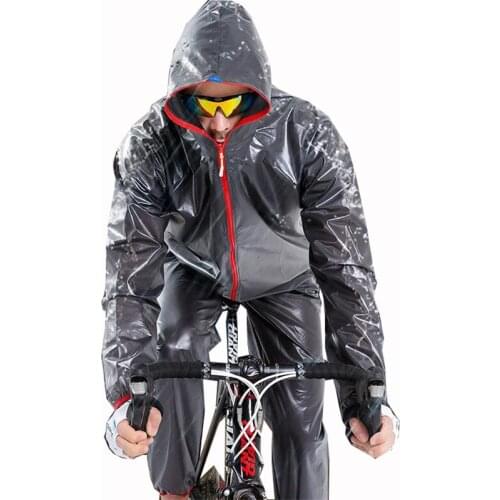 DICHSKI Waterproof Raincoat Outdoor Fashion Sports Raincoat Men for Women Bike Riding Motorcycle Rainwear Suit Adult Rain Jacket