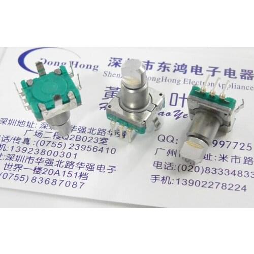 Japan ALPS Alps EC11 coding switch 30 is positioned 15 pulse encoder shaft length 13MM car navigation