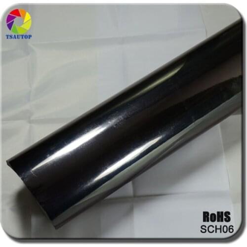 Factory Price (1.52x30M)60''X1181'' air free bubbles mirror chrome car vinyl wrap film