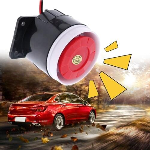 1 Pcs DC 12V Auto Warning Siren Backup Alarms Horns Warning Sound Beeper Reverse Siren Horn Car/Truck/RV/Camper/ATV Accessories