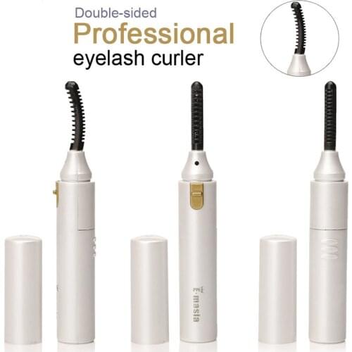 1Pcs Electric Heated Eyelash Curler Long Lasting Eyelash Perming Curling Extension 360 Degree Rotation For Women Makeup Tool