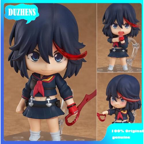 100% Original genuine Kill la Kill Matoi Ryuuko Q version figma PVC Action Figure Anime Figure Model Toys Figure Doll Gift