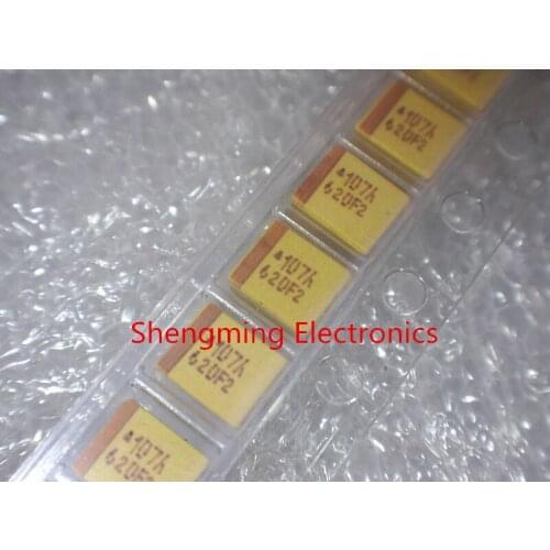 100PCS B3528 10V 100UF 107A TAJB107K010RNJ B-Type SMD tantalum capacitor
