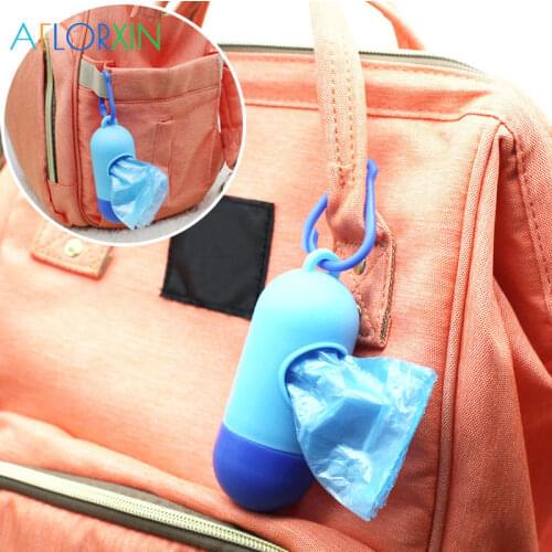 3Pcs/Lot Portable Removable Box Bags Case Baby Diapers Nappy Bag Random Color Garbage Bag For Baby Care Rubbish Bucket Trash