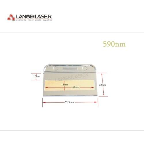 590~1200nm IPL filter for skin rejuvenation , LP590nm~1200nm IPL laser optic filters