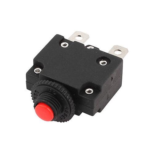 AC 125/250V 20A Air Compressor Circuit Breaker Overload Protector Red Button