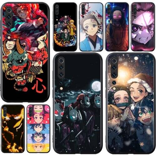 Demon Slayer Kimetsu No Yaiba For Xiaomi Mi 11i 11 10T 10 9T 9 A3 8 Lite CC9 SE Note10 Lite Ultra Pro Soft Phone Case