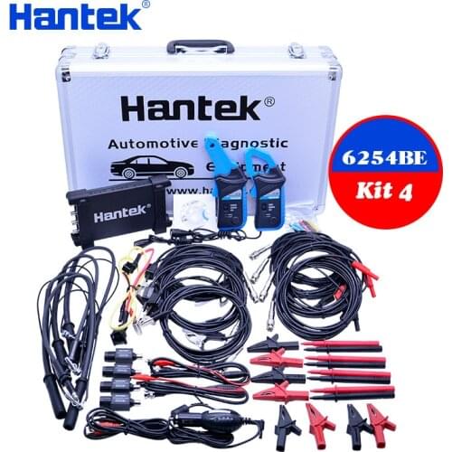 Hantek 6254BE Digital oscilloscope kit 250MHz Bandwidth Automotive Oscilloscopes Car-detector 4 CH 1Gsa/s USB PC Osciloscopio