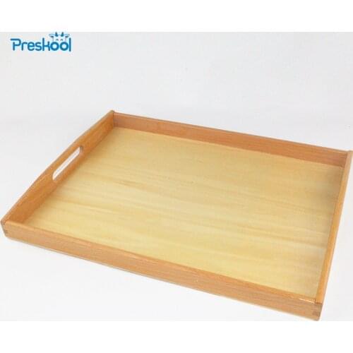 Baby Toy Montessori Wooden Large Tray Early Education Preschool Toys Brinquedos Juguetes