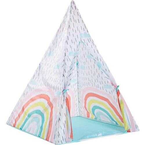 Childrens Tent Toy indoor game house Portable Kids Tent Indian Play Tents Childrens Tents DrEaM RaInBoW House