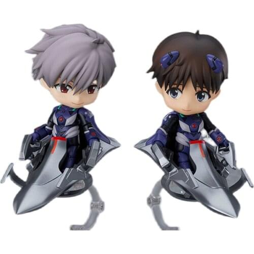 Good Smile Rebuild of Evangelion: Kaworu Nagisa Ikari Shinji Nendoroid Action Figure, Multicolor Anime Model Collection Kid Toy