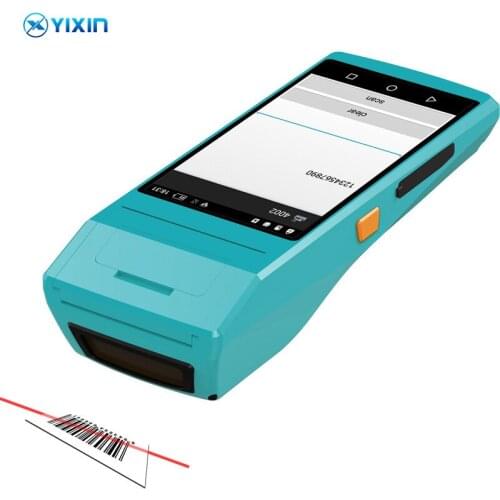 Hot Sale 5.5 Inch Android Pos Handheld Terminal PDA with Built-in Mobile Label Receipt Printer Suitable for Commercial