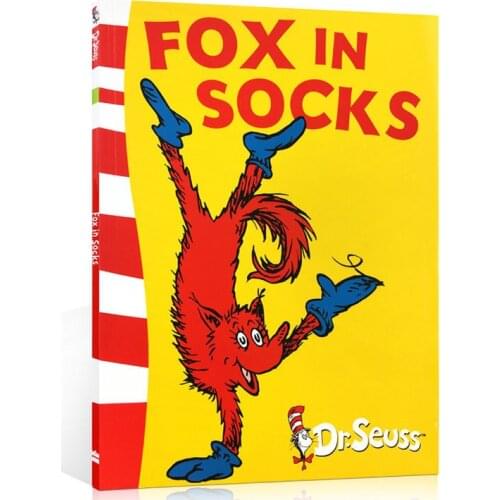 Fox In Socks Dr.Seuss Interesting Story Parent Child Kids Baby Early Education Picture English Books Christmas Gift Age 3 up