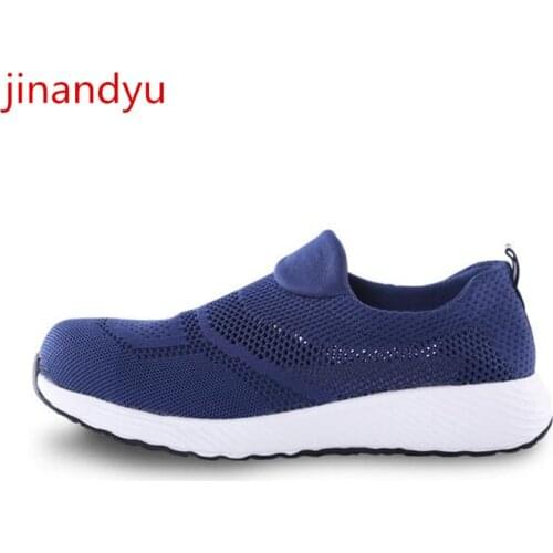 Lightweight Work Shoes Steel Toe Safety Shoe Men Breathable Anti Smash Anti Piercing Outdoor Working Shoes Man Safety Trainers